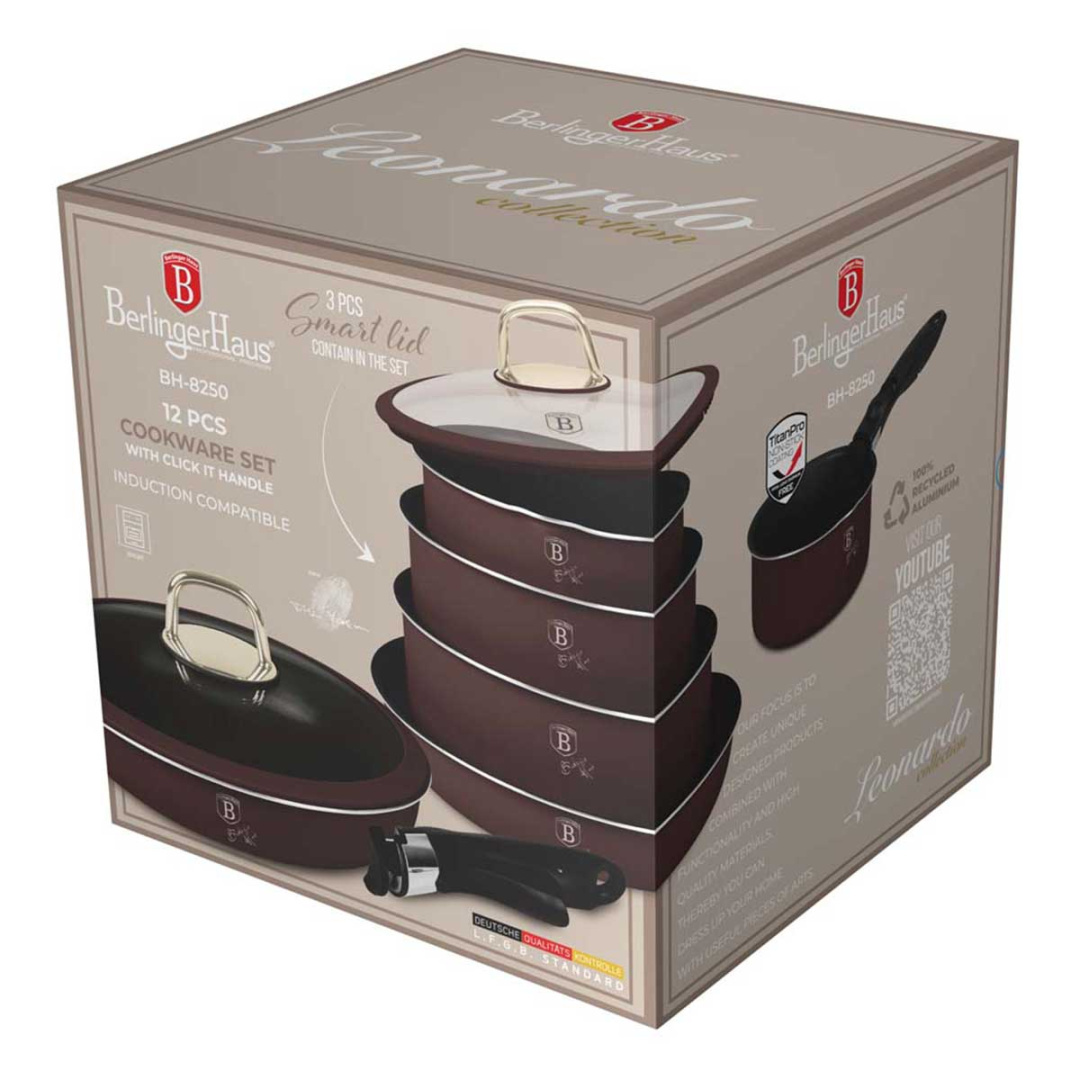 ZESTAW GARNKÓW TYTANOWYCH 12 ELEM. BERLINGER HAUS BH-8250 LEONARDO